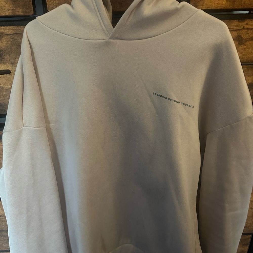 Men's Cream Hoodie